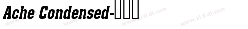 Ache Condensed字体转换